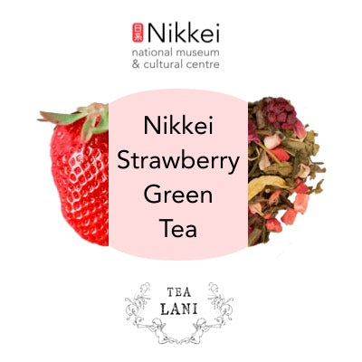 Label of NIKKEI STRAWBERRY GREEN TEA